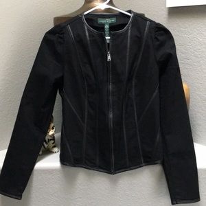 Ralph Lauren black jean jacket. Brand new.